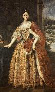 Portrait of Anne Marie d'Orleans (1669-1728) while Duchess of Savoy wearing the robes of Savoy and the coronet